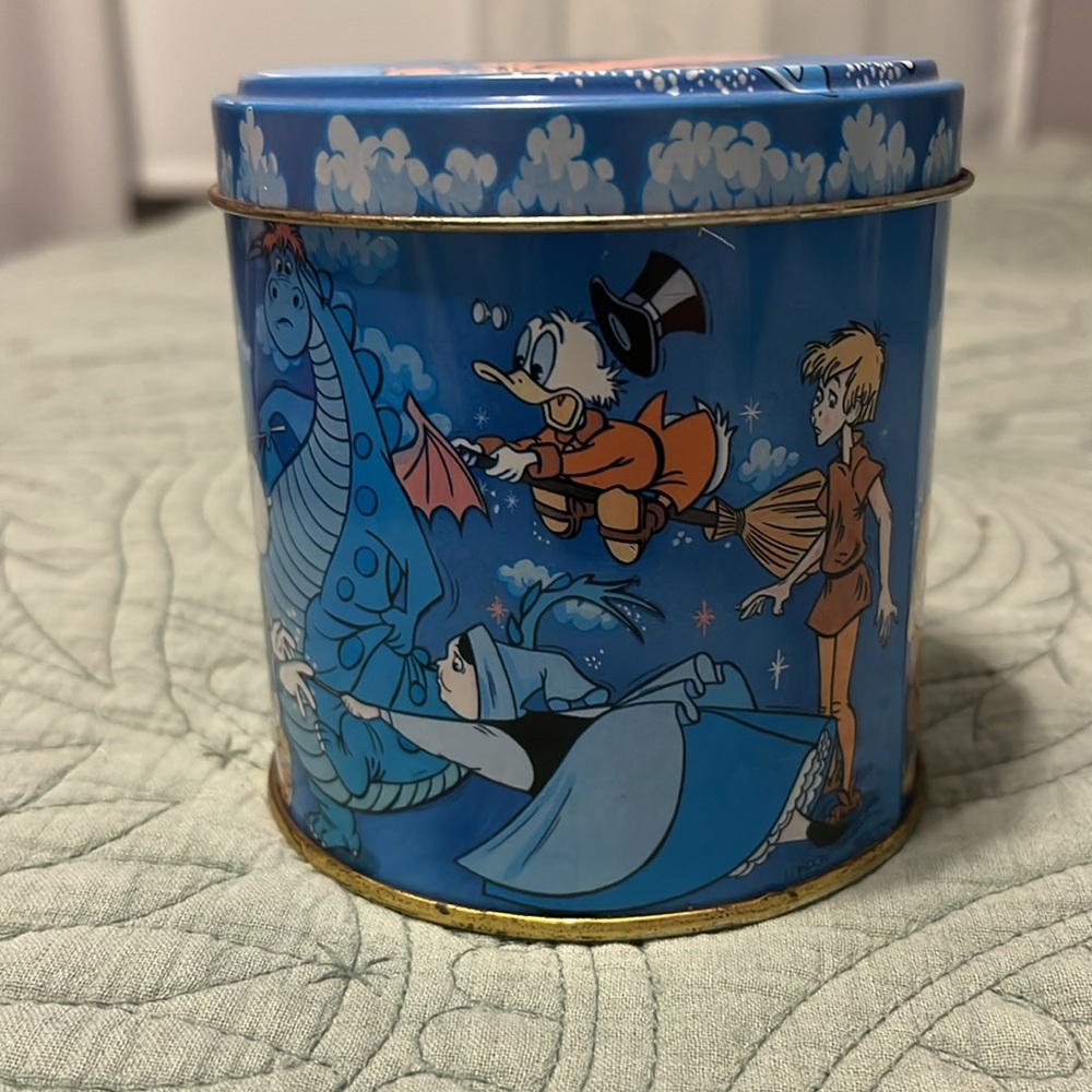 Vintage Disney Coin Tin Can Mickey Mouse Donald Duck - Picture 8 of 15